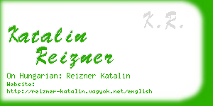 katalin reizner business card